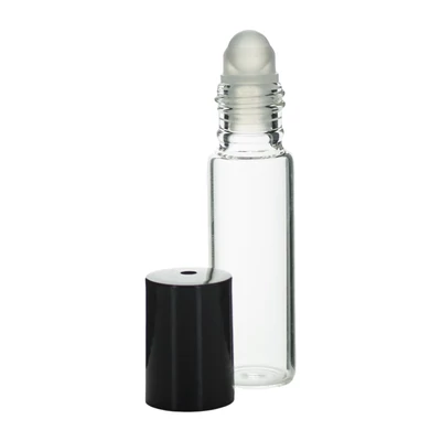 5 ml átlátszó golyós roll-on üveg