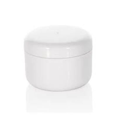 Fehér színű kozmetikai tégely fehér tetővel - 30 ml