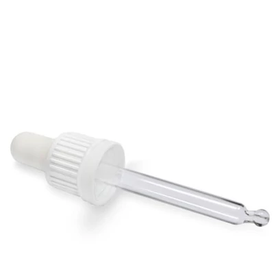 10 ml garanciazáras pipettás kupak - fehér