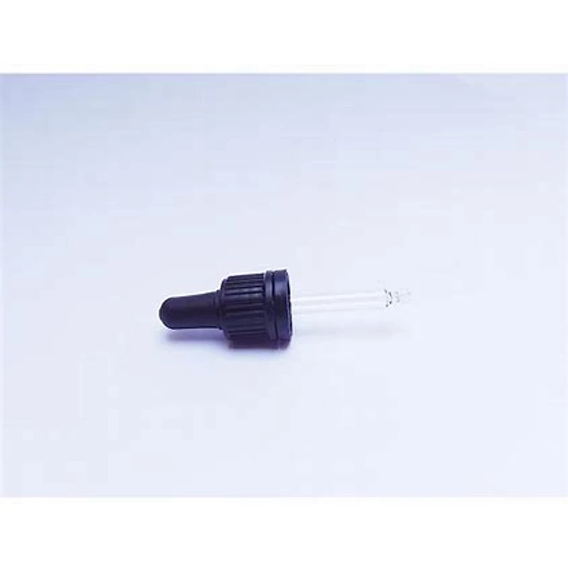 10 ml garanciazáras pipettás kupak - fekete